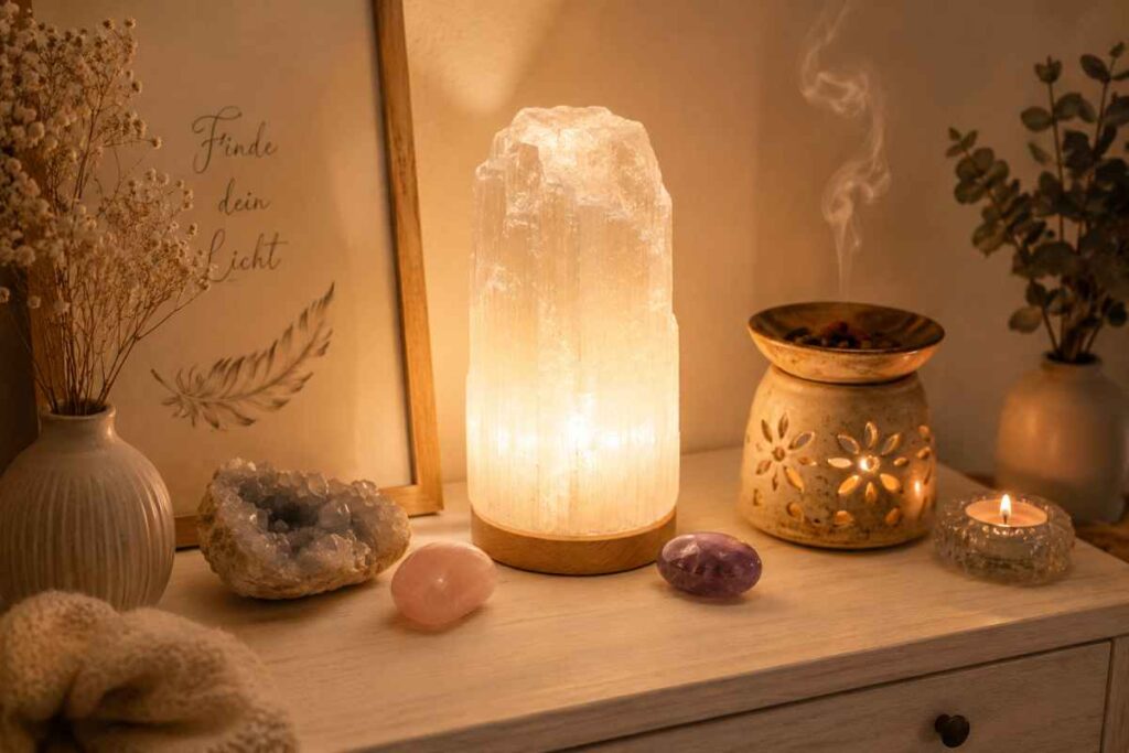 Selenit – Licht wie der Mond selenit lampe