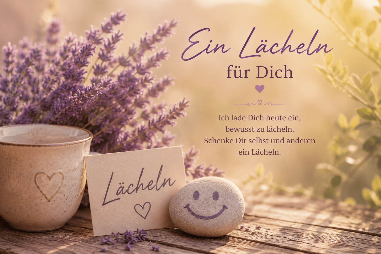 Ein Lächeln für Dich ein lächeln für dich