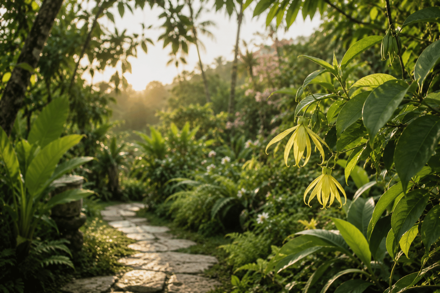 Ein kleiner Garten in den Tropen ein kleiner garten in den tropen