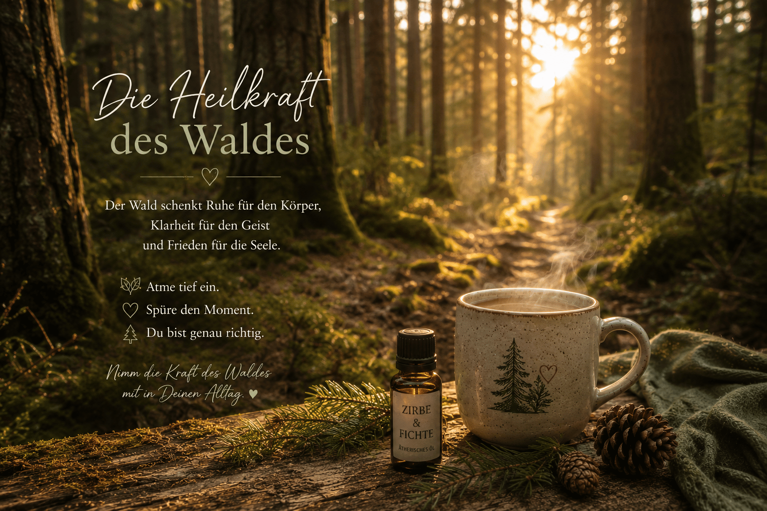 Der Zauber des Waldes heilkraft des waldes erleben