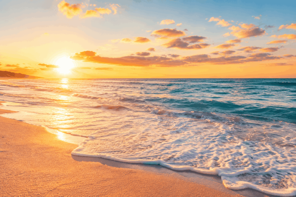 loslassen am strand