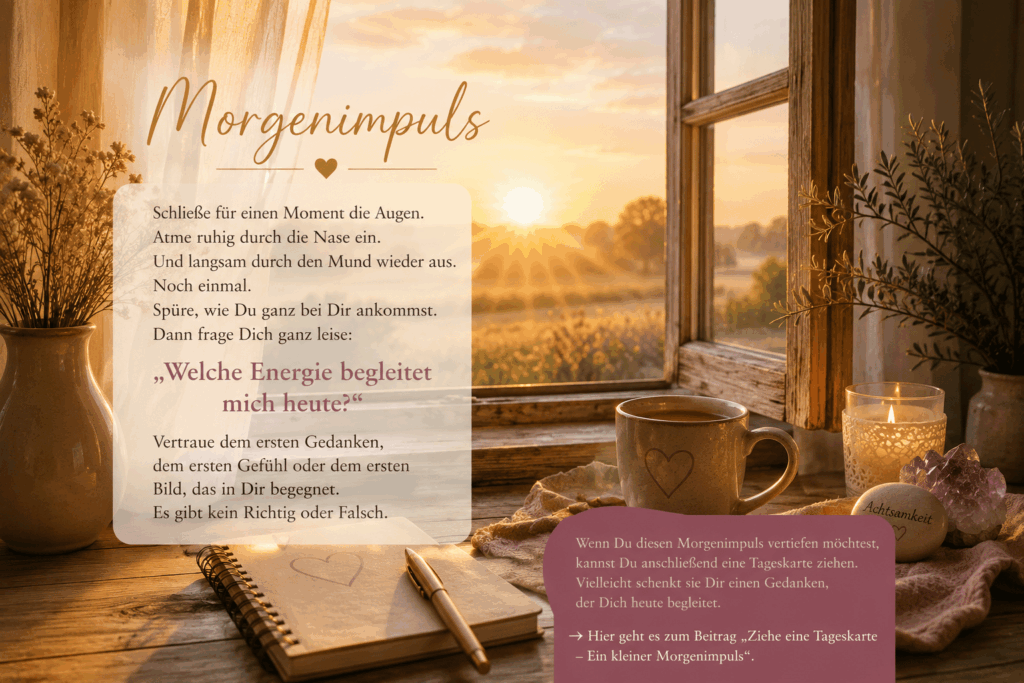 sanfter morgenimpuls mit sonnenlicht
