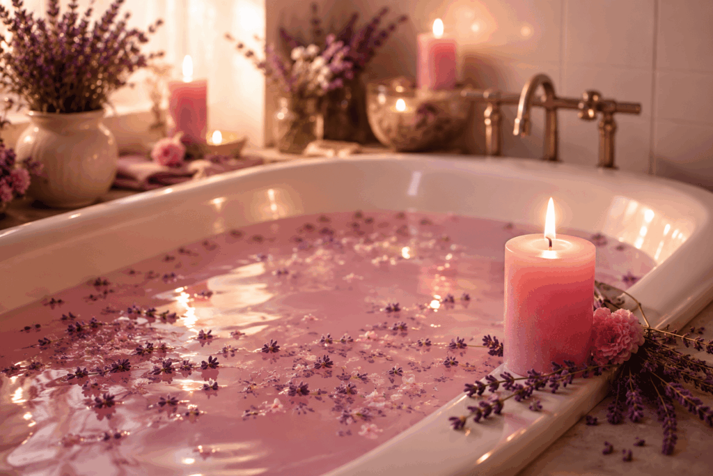 sexuschakra bad mit lavendel
