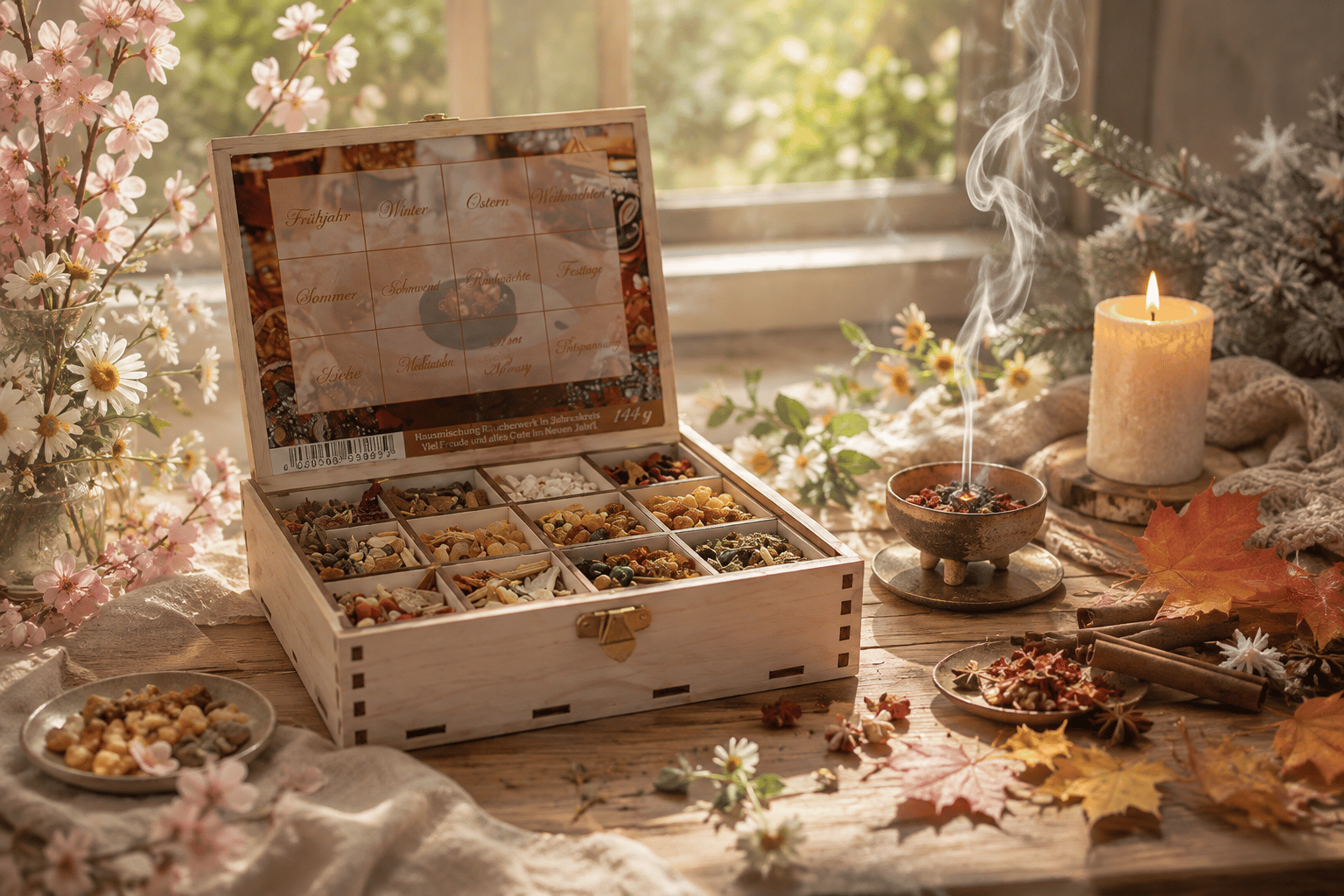 Eine Räucherbox für das ganze Jahr