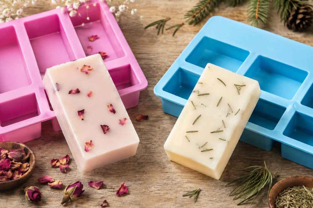 Bergkristallseife selber machen – ein besonderes Geschenk mit Weihrauch & Zitrone seife bunt (1)